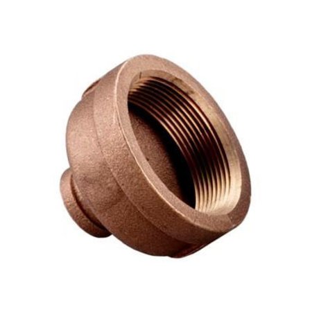 MERIT BRASS CO Brass 125 Lb Lead Free Fitting 4" X 3" Reducing Coupling NPT Female XNL112-6448